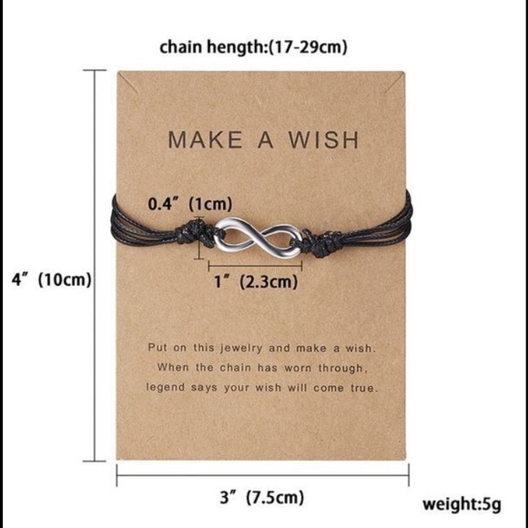 Make a Wish Infinity Bracelet - Picture 4 of 4
